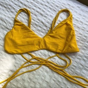 BOYS + ARROWS STRAPPY BIKINI TOP